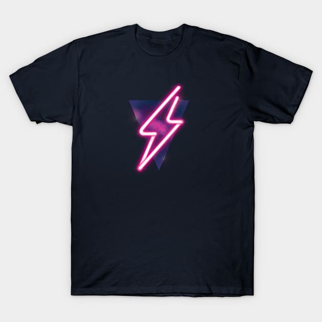 A Bolt of Neon T-Shirt by linesonstuff